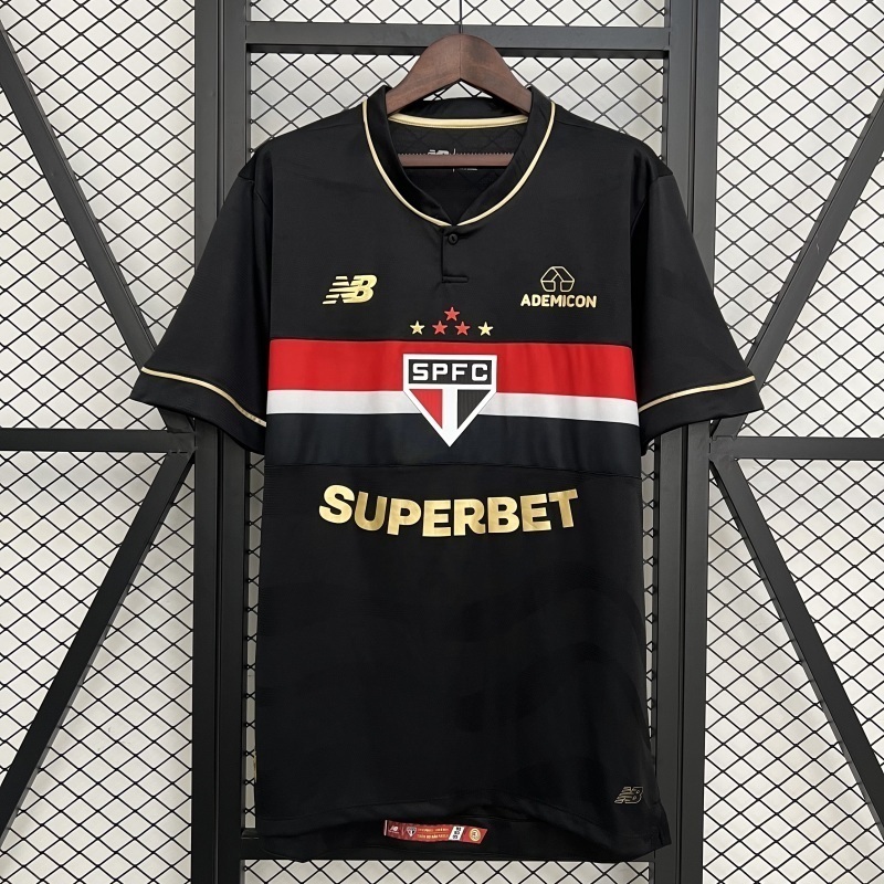 AAA Quality Sao Paulo 25/26 Third Black Soccer Jersey
